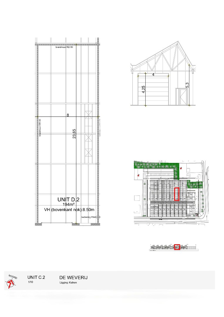 Nieuwbouw opslagruimtes te huur nabij N407 in Kalken