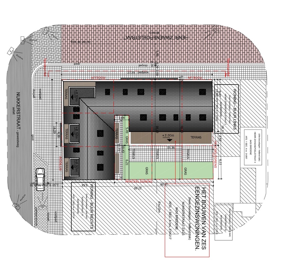 MOOI LOT BOUWGROND VOOR RUIME GEZINSWONING OP CENTRALE LIGGING - INCLUSIEF PLANNEN EN PAALFUNDERING 