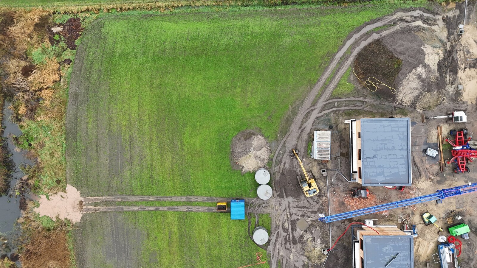 Rustig gelegen nieuwbouwwoning met 3 slaapkamers en prachtig zicht op de velden te Moere 