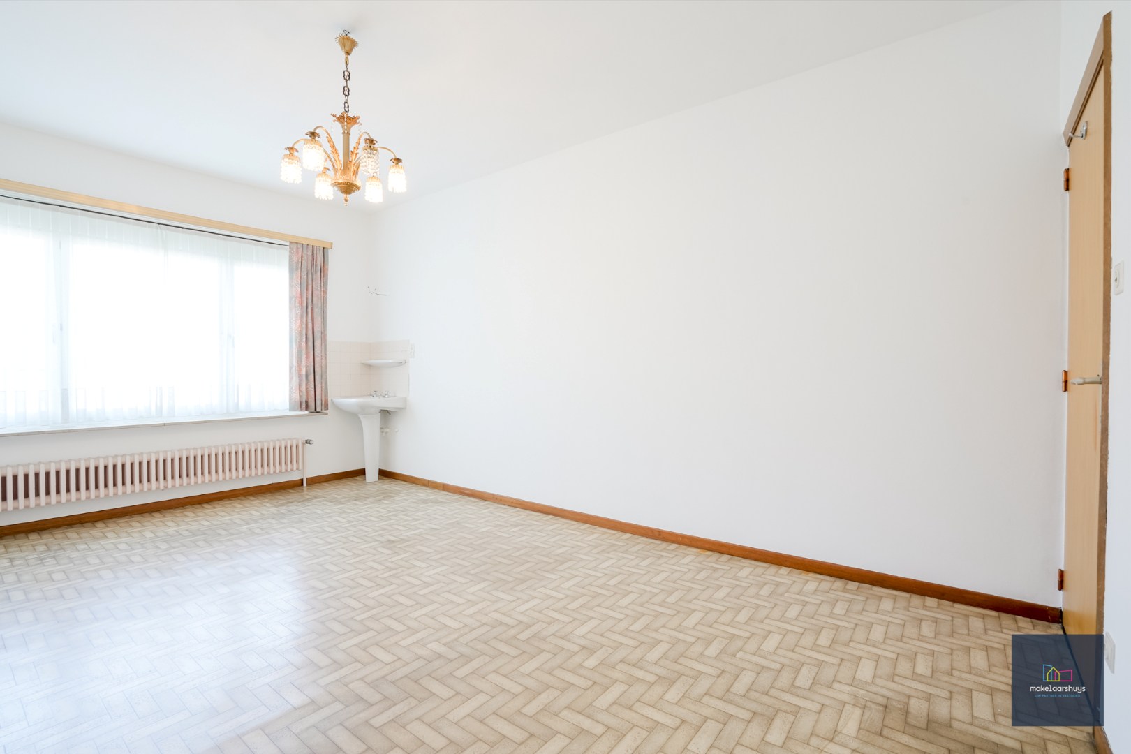 Ruim 3-slp.k.appartement met garage + kelder 