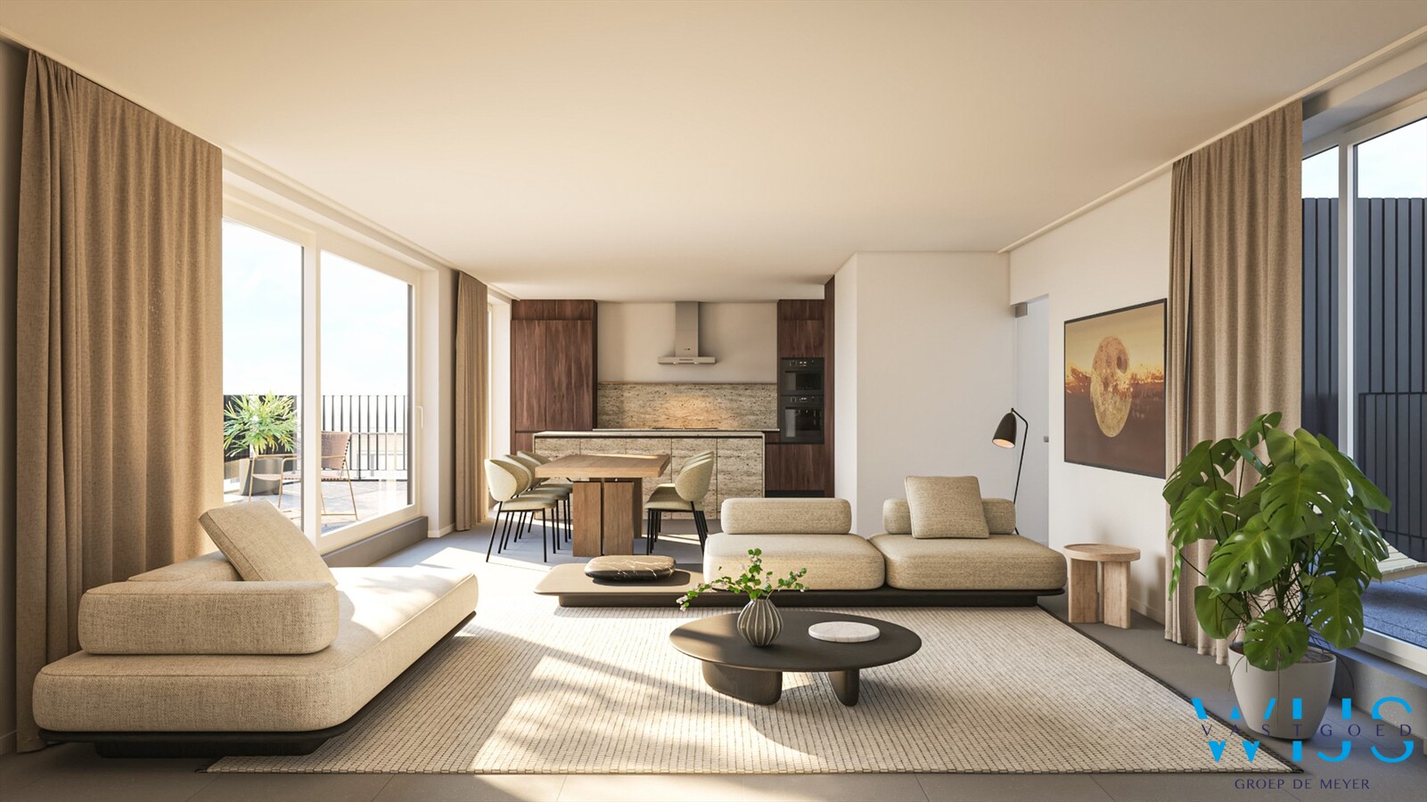 Prachtig penthouse met 3 zonnige terrassen! 