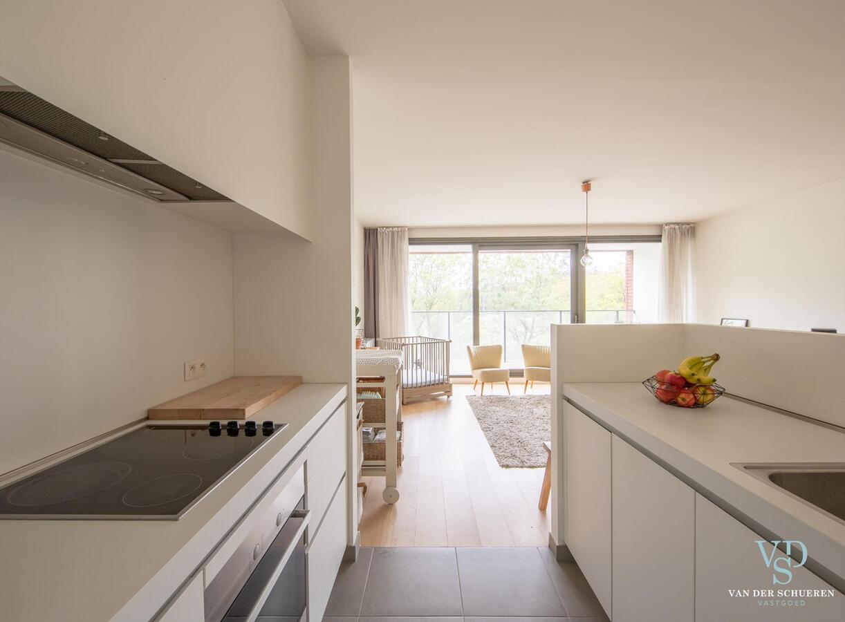 Hip, luxueus én ruim 1-slp-appartement. Met een uniek terras ! 