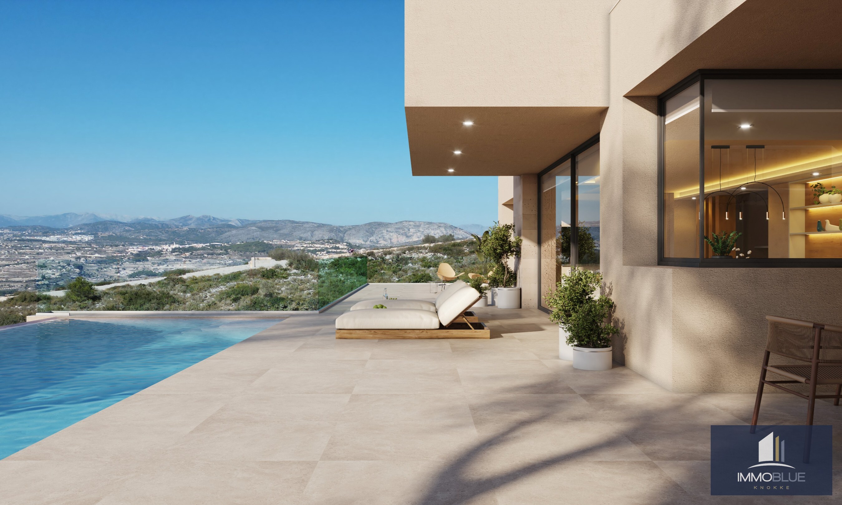 Moderne luxe met spectaculair zeezicht in Cumbre del Sol. 