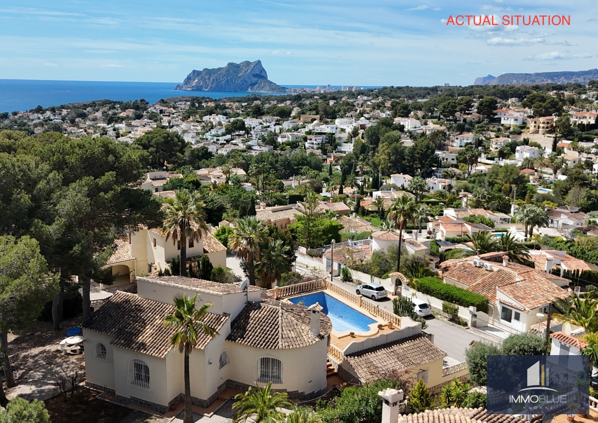 Villa neuve exclusive de style Ibiza à San Jaime, Benissa. 