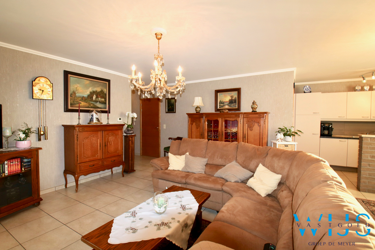 Prachtig gelijkvloers 2 slaapkamerappartement van 119m² te ERTVELDE ! 