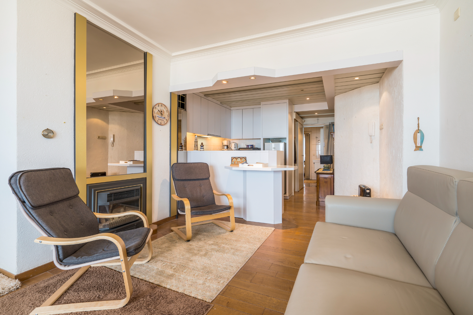 APPARTEMENT MET FRONTAAL ZEEZICHT IN CENTRUM OOSTENDE - 1 SLAAPKAMER 