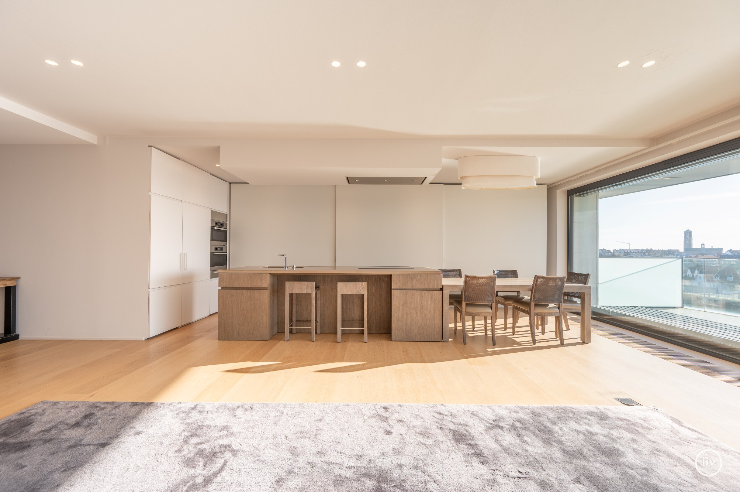 LA RESERVE - Appartement exceptionnel de 3 chambres avec de grandes terrasses offrant une vue sur le ZEGEMEER et le CASINO à Knokke. 