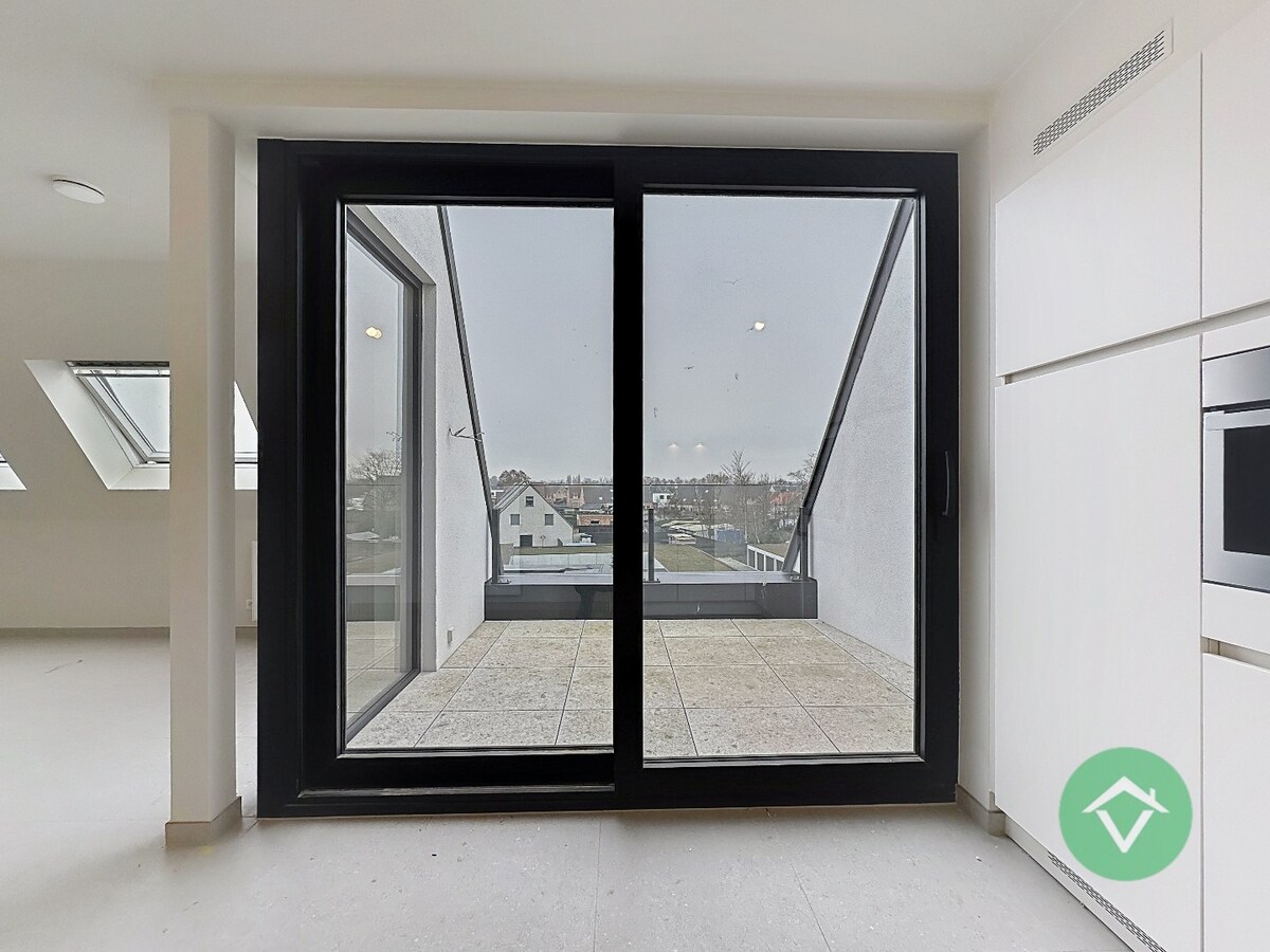 Uniek nieuwbouw appartement met 2 slaapkamers en veel zonlicht te Eernegem 