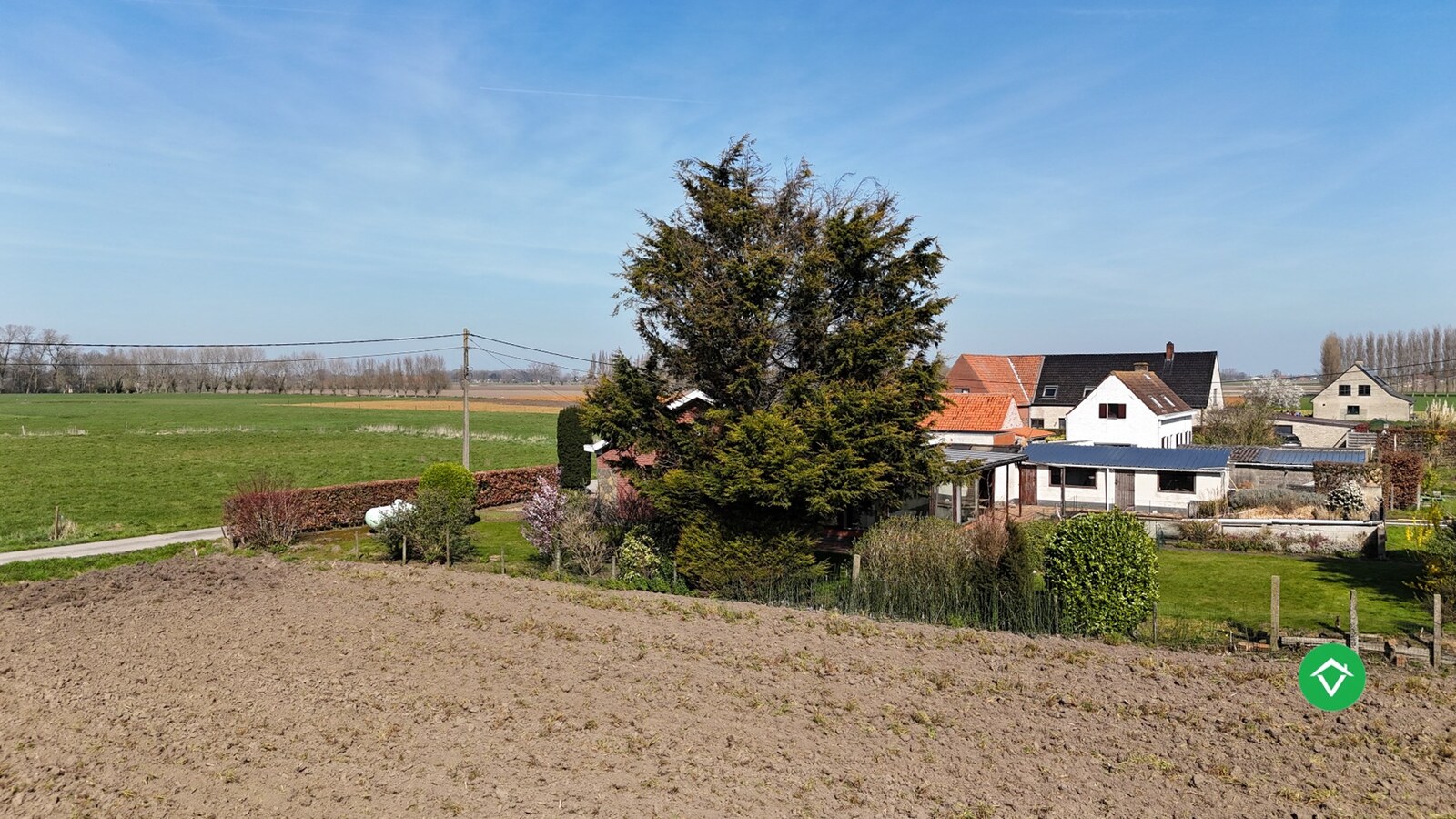 Rustig gelegen open bebouwing met landelijke vergezichten te Koekelare 