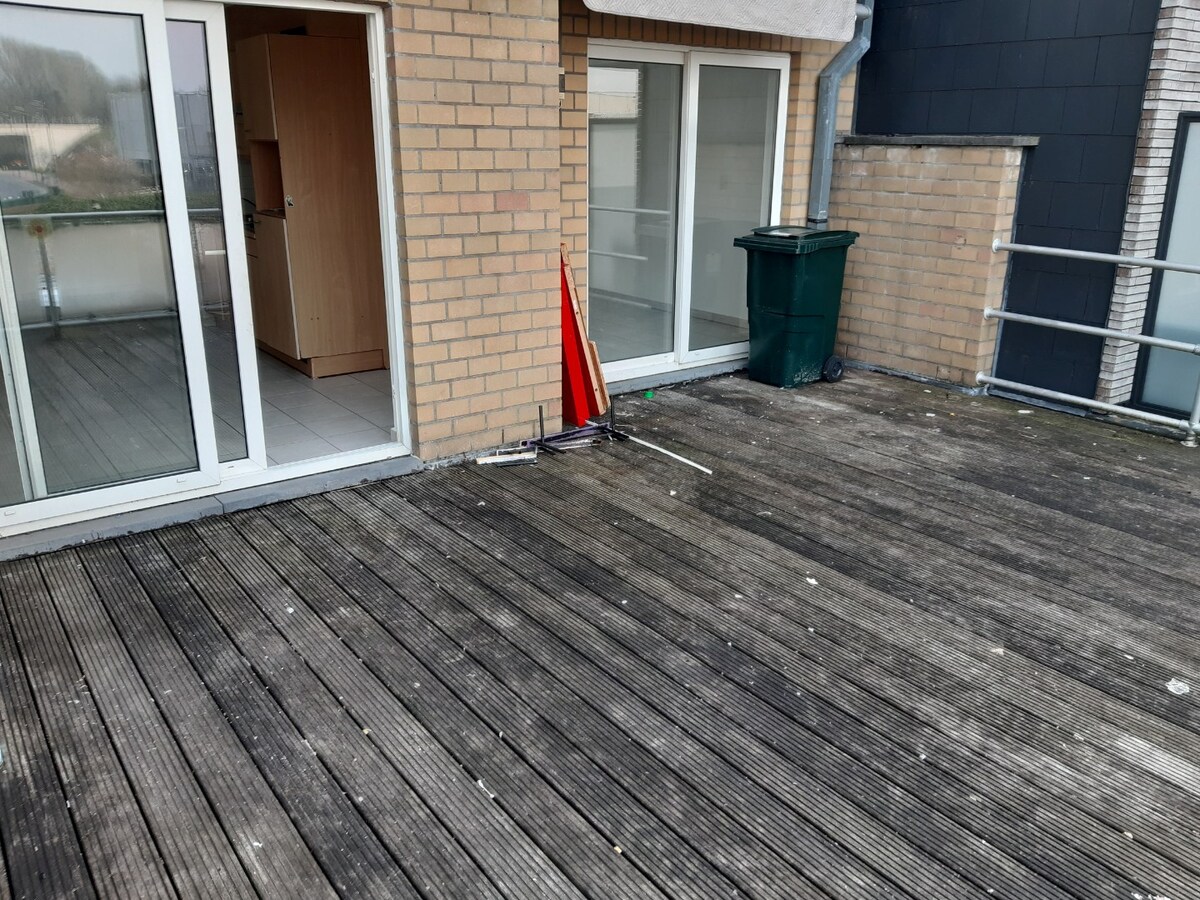 Tof 1-slp-appartement met ruim leefterras ! 