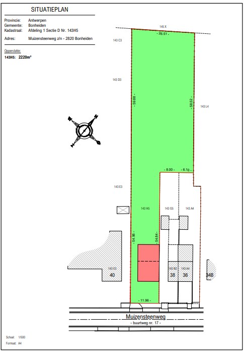 Bouwgrond te koop – Muizensteenweg, Bonheiden 