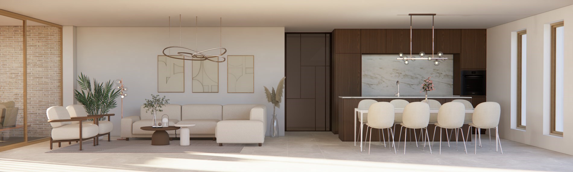 6% BTW - NIEUWBOUW GELIJKVLOERSAPPARTEMENT MET 3 SLAAPKAMERS IN HET CENTRUM VAN KERMT 