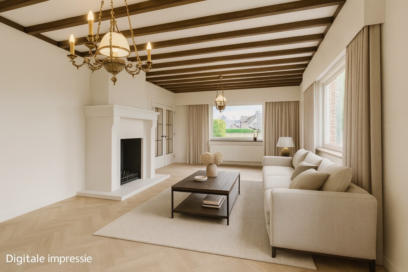 Te renoveren karakteristieke bungalow, 3 Slpk, ruime kelder met garage, op toplocatie 