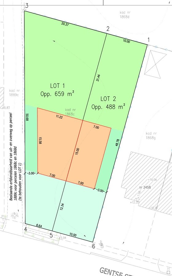 Residentiële bouwgrond voor HOB aan stadsrand Lokeren 