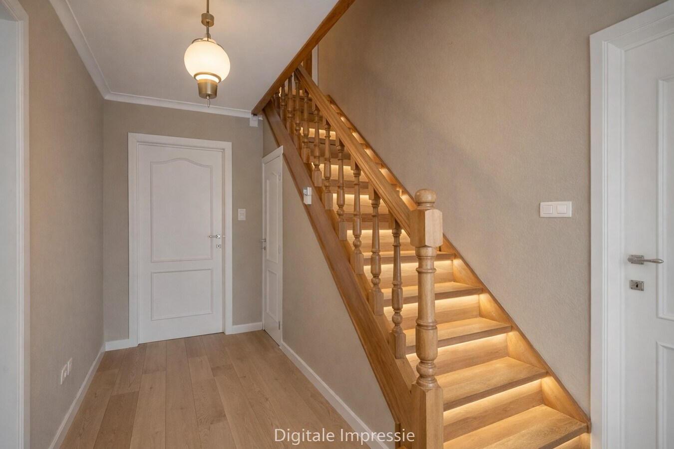 Comfortabele woning met sterke energieprestatie (label A), in landelijk woongebied. 