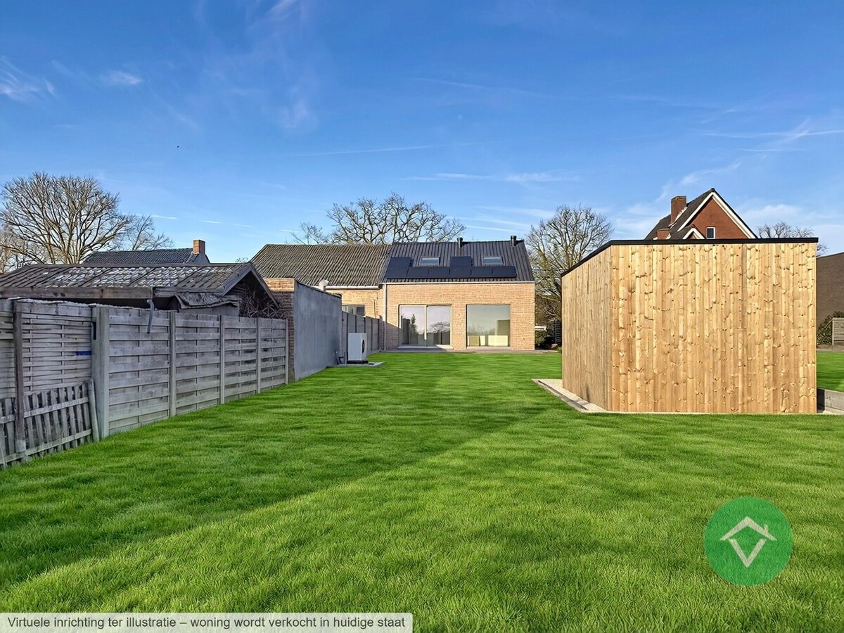 Volledig nieuwe woning met 4 slaapkamers en diepe tuin te Wijnendale 