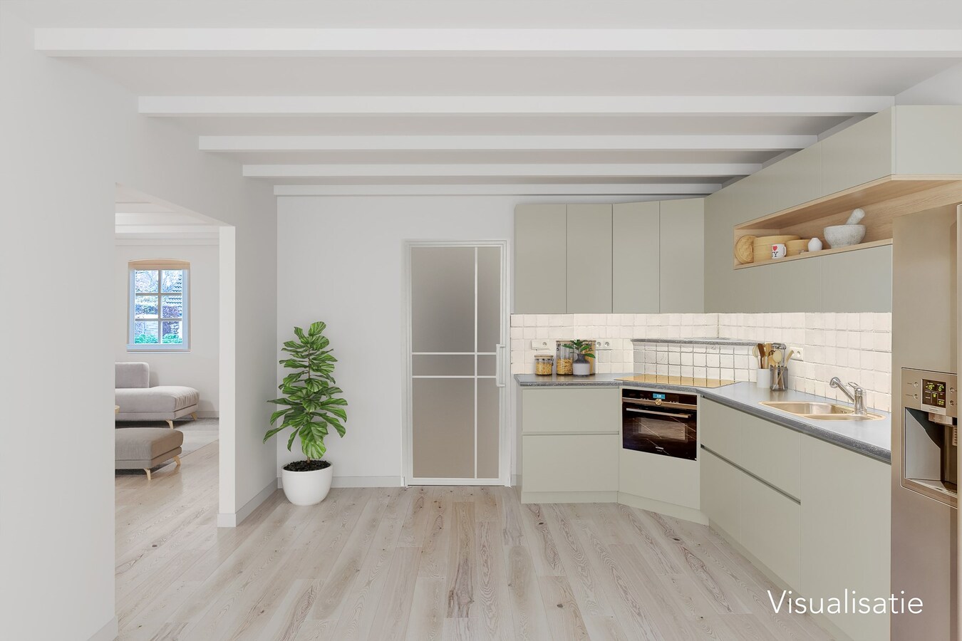 Vrijstaande woning met inpandige garage gelegen op een perceel van 784 m2 te Arendonk. 