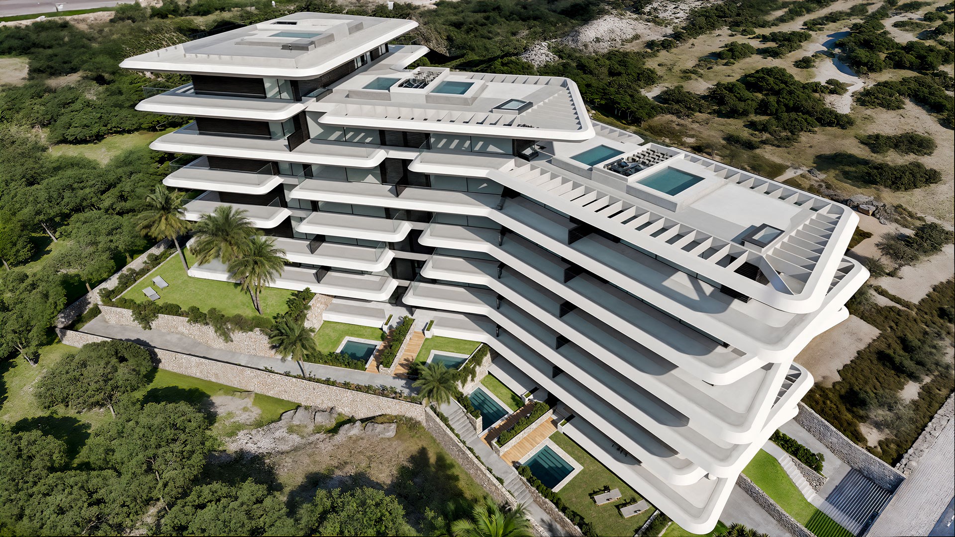 Las Mesas Blue Horizon: Appartements de luxe avec vue panoramique, équipés d'une piscine intérieure, d'une salle de sport et d'un espace bien-être, à proximité du port et du pittoresque Estepona. Vive 