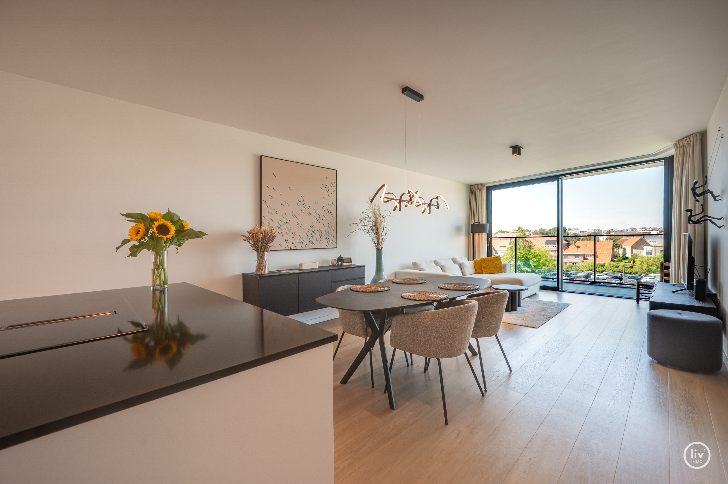 Lichtrijk appartement met groot terras te Res. Lake Garden - Duinenwater 
