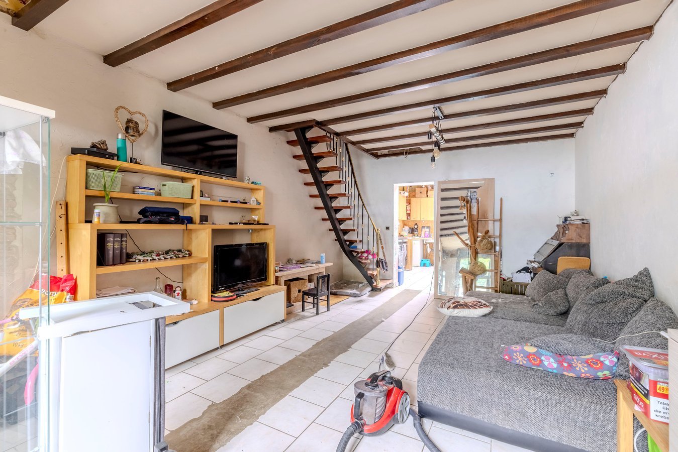 Stadswoning - 3/4 slpks - tuin - uitweg achteraan 