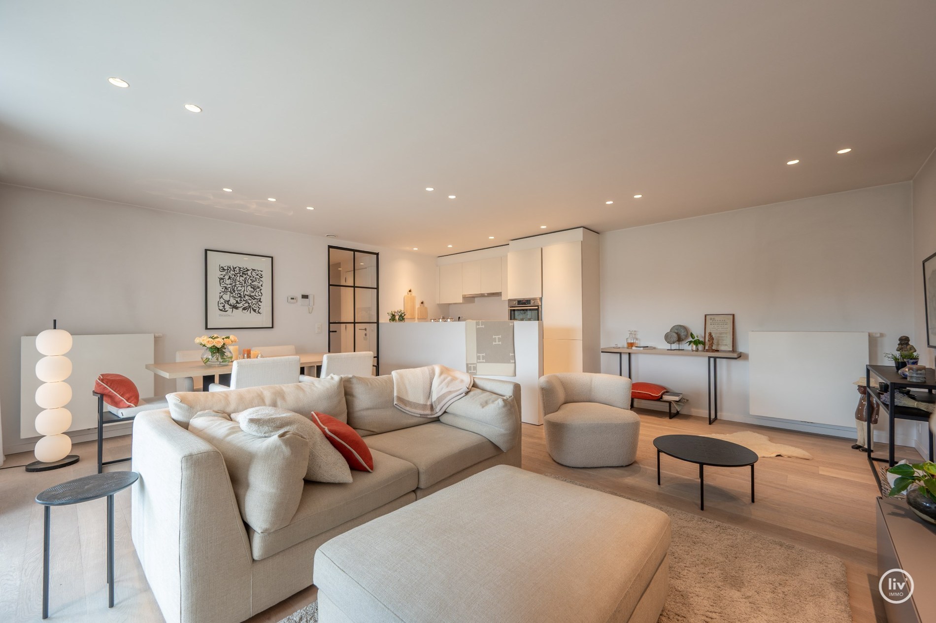 Appartement moderne avec 2 chambres à coucher complètes et de grandes terrasses orientées au sud situé à Duinenwater. 