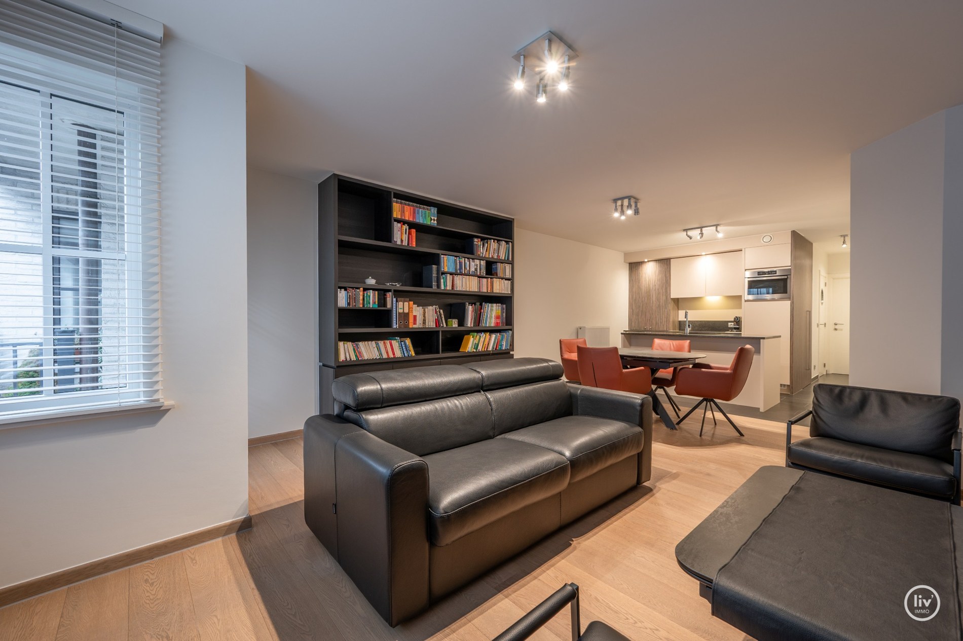 Gezellig 1 slaapkamerappartement gelegen in een récent gebouw in de Fincentlaan te Knokke. 