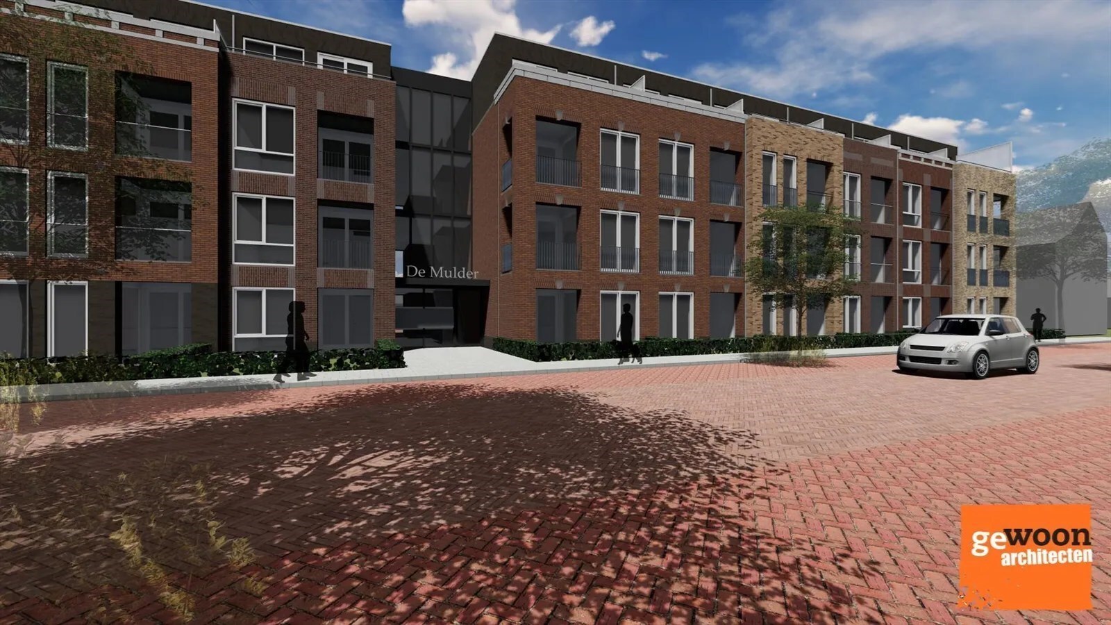 Appartement te huur in het centrum van Reusel gelegen aan de Molenstraat 8A-24 in het complex ‘De Mulder’. 