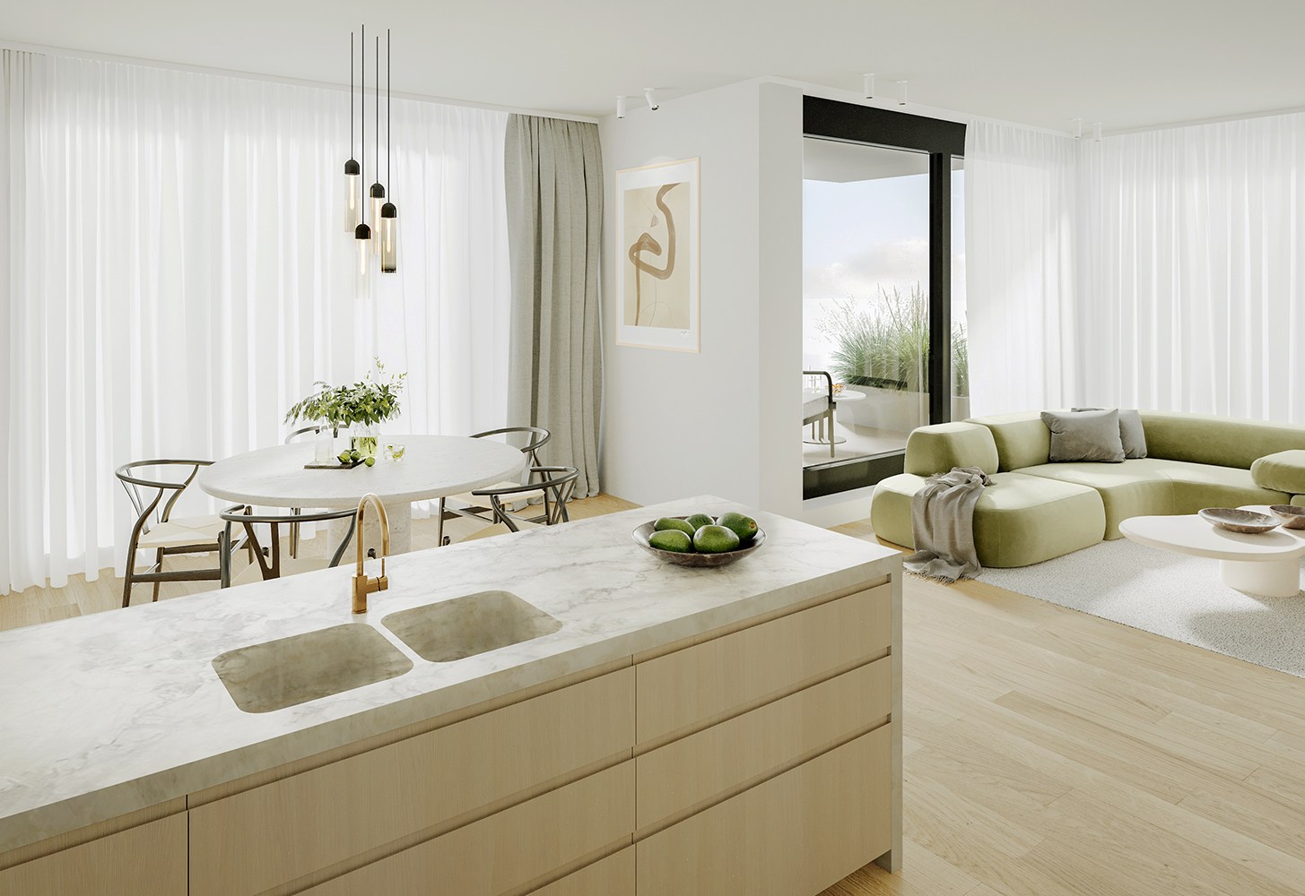 Nieuwbouwappartementen en handelsruimtes te koop in hartje Waregem 