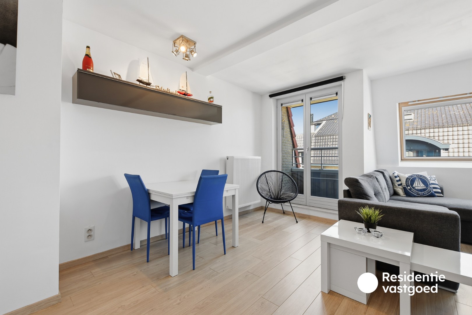 Charmant duplex-dakappartement in het centrum van Blankenberge! 