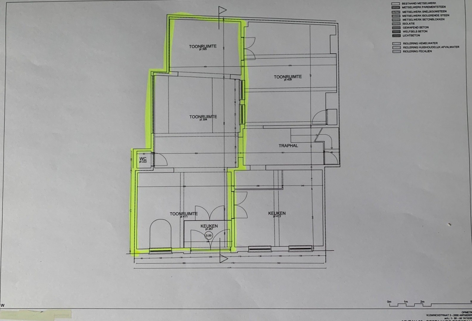 Handelsruimte 100m² in Hartje Antwerpen op steenworp van de Kathedraal. 