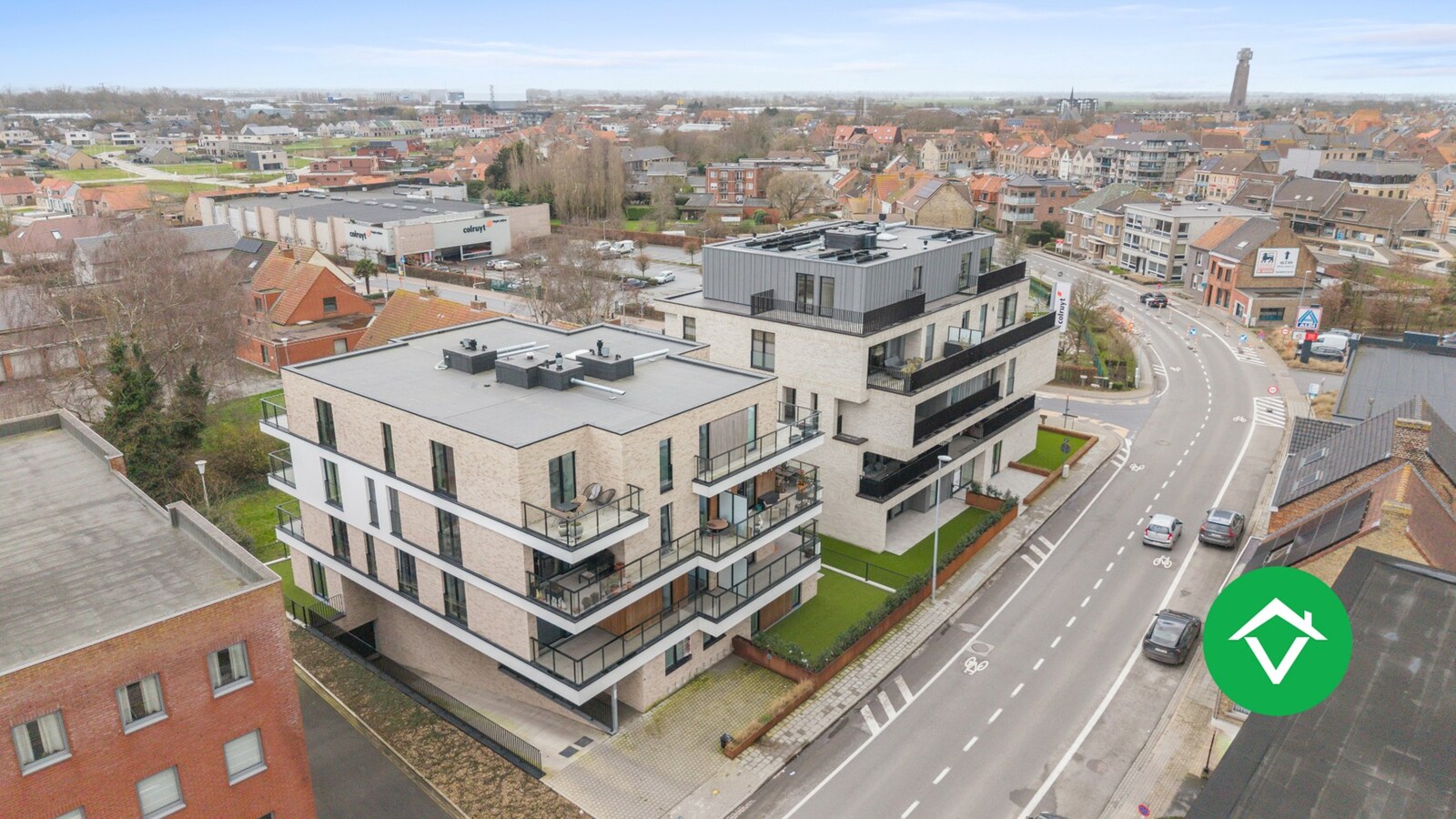 Recent topappartement (2023) met 2 slaapkamers én garage te Diksmuide 