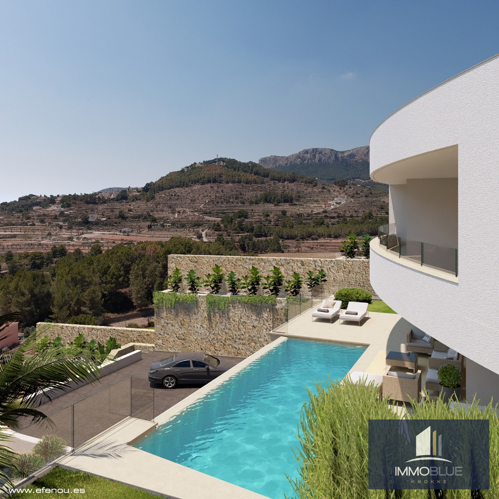 Ruime villa met uitzicht op de Peñón de Ifach in Calpe” 