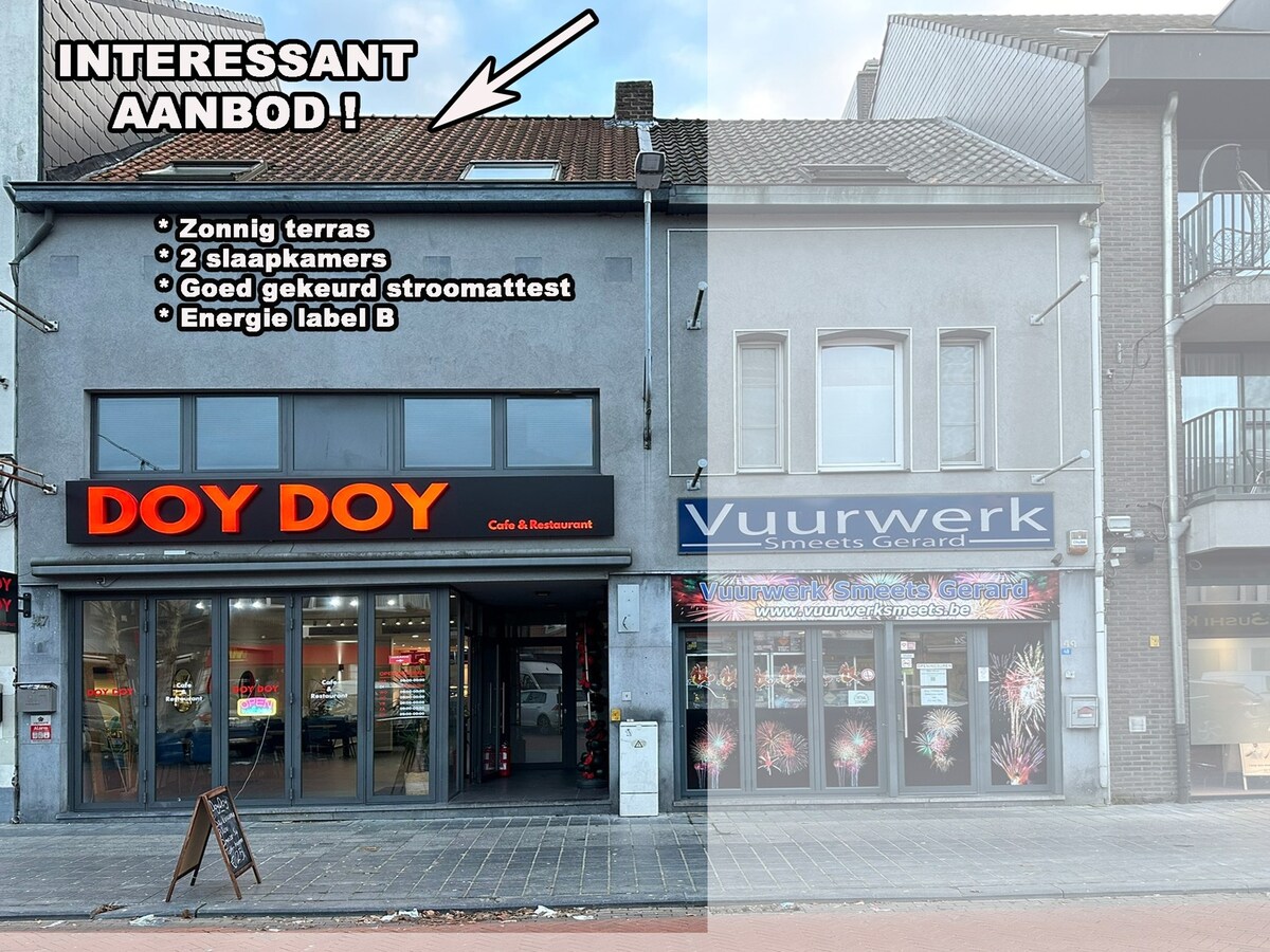 Gerieflijk appartement met 2 slaapkamers in Maasmechelen, gerenoveerd in 2012, EPC B 
