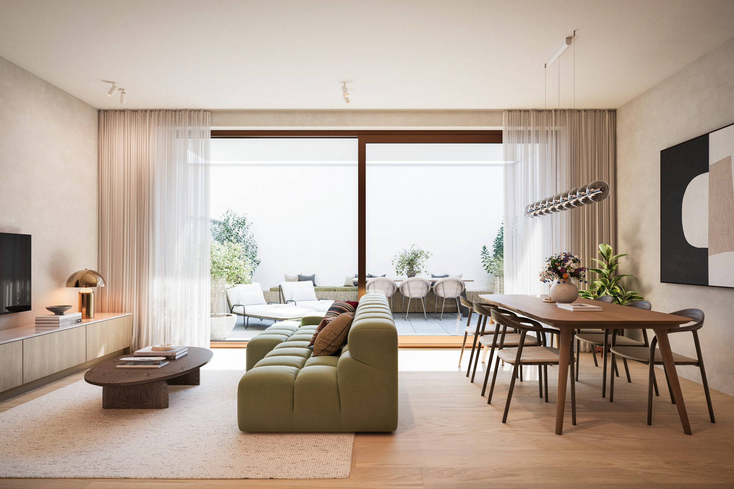 RESIDENTIE Santa Cruz–Prachtige ruime duplex 