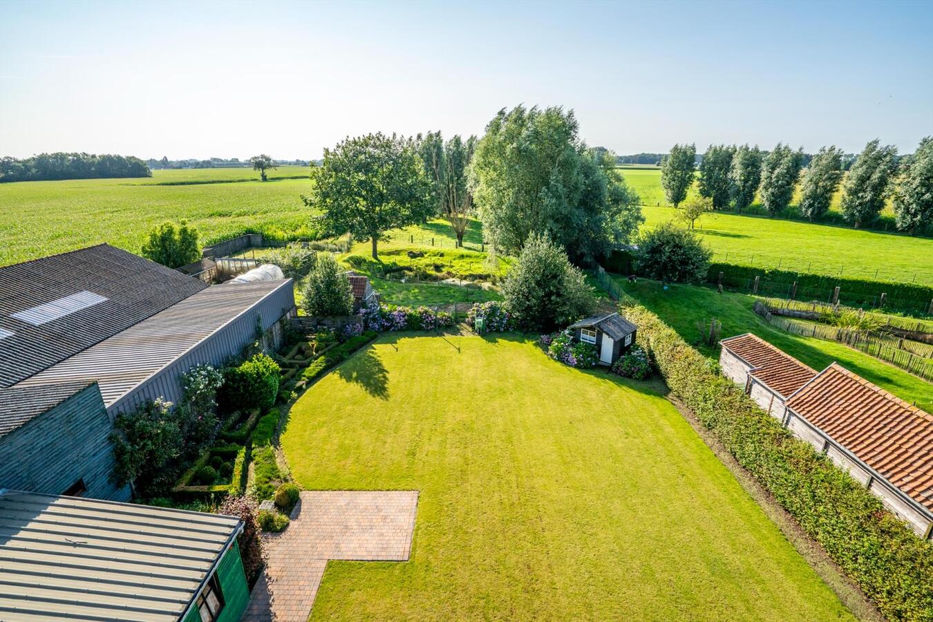 Grote woning met 6 slaapkamers en atelier op 2645 m² te Koekelare 