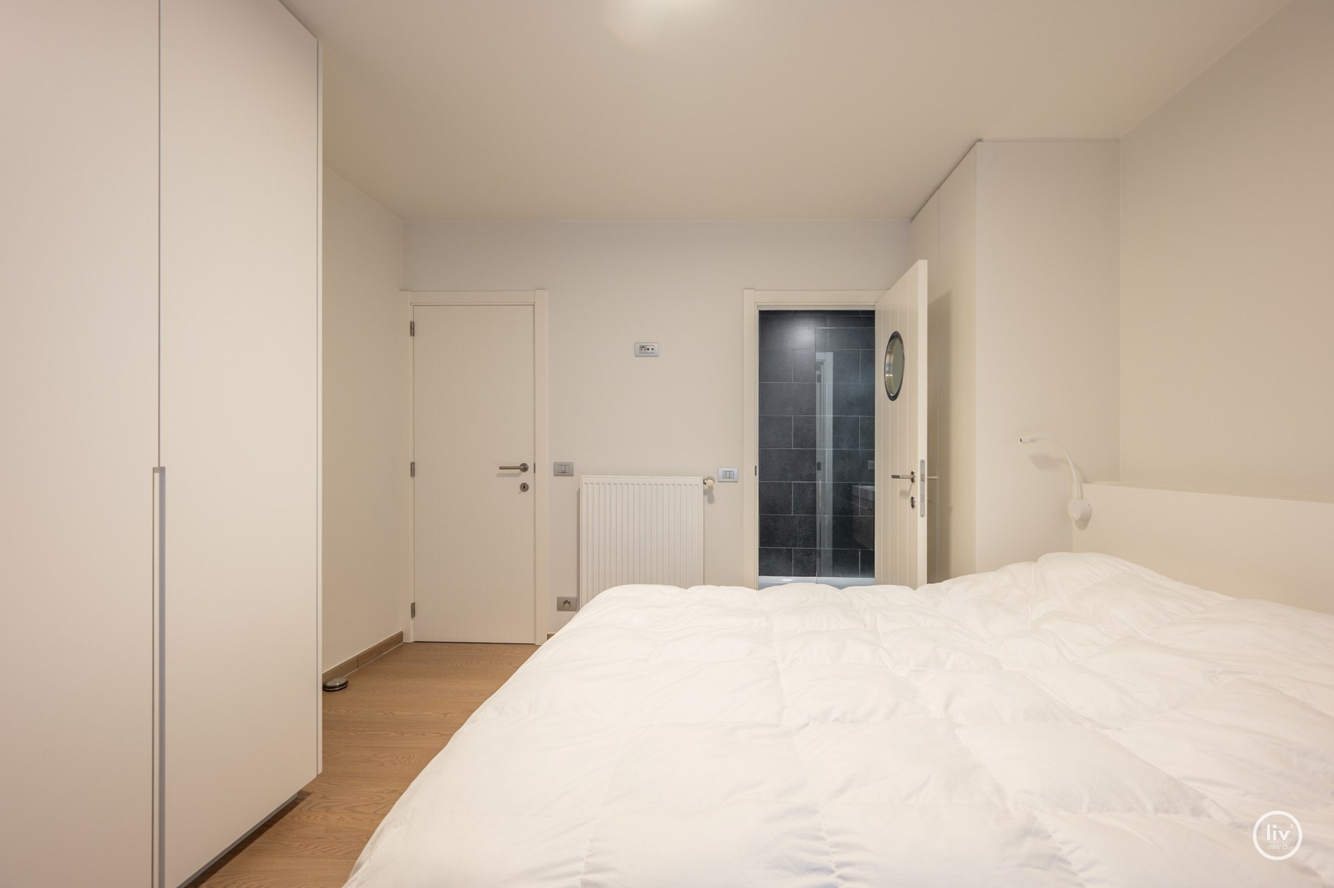 Gezellig 1 slaapkamerappartement gelegen in een récent gebouw in de Fincentlaan te Knokke. 
