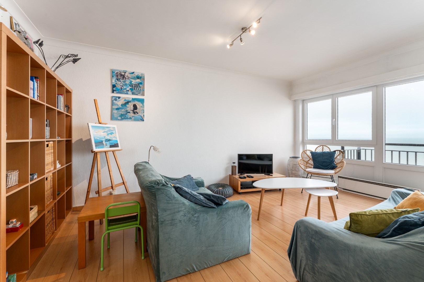 Appartement de vacances au centre d'Ostende avec une vue imprenable sur la mer et la ville 