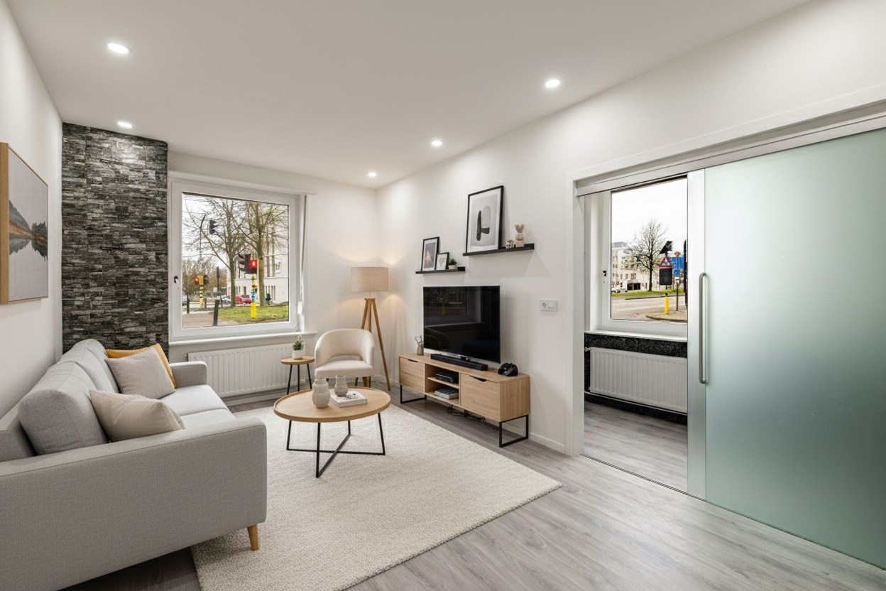 Stadswoning met vier slaapkamers en potentieel op absolute topligging (Mobiscore 9,2/10) 