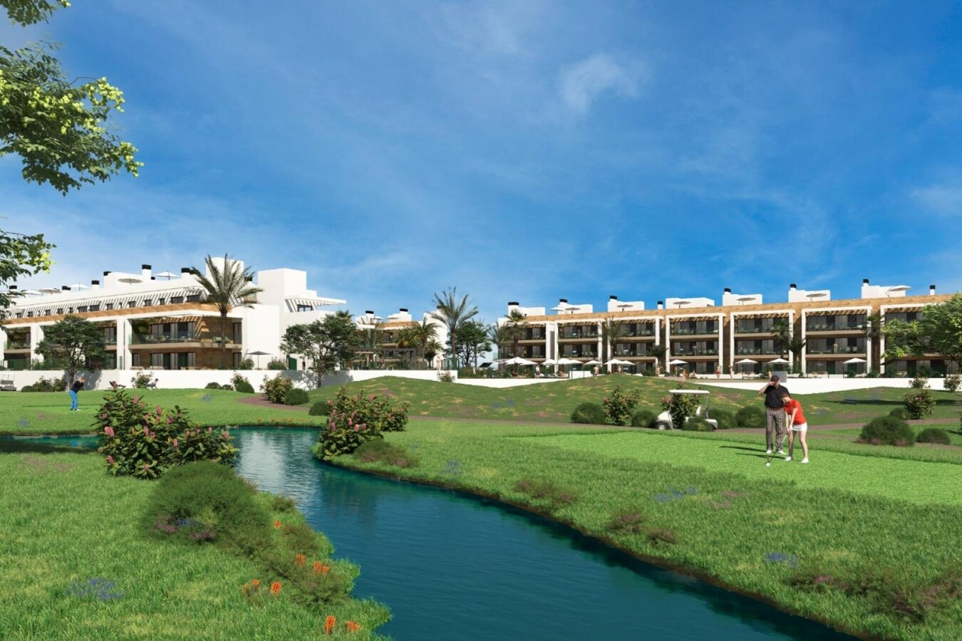 NIEUWBOUW WOONCOMPLEX BIJ LA SERENA GOLF, LOS ALCAZARES 