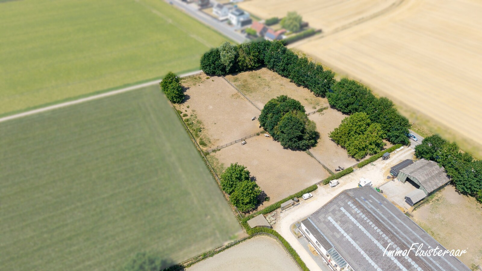 Unieke hippische accommodatie met 5 appartementen/studio’s op ruim 2,5 ha te Amougies (Henegouwen) 