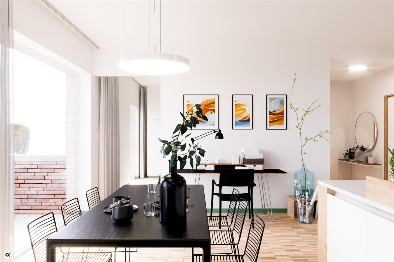 StJorisWinge - appartement 82 m2 met 2 slks én terras 12m2 