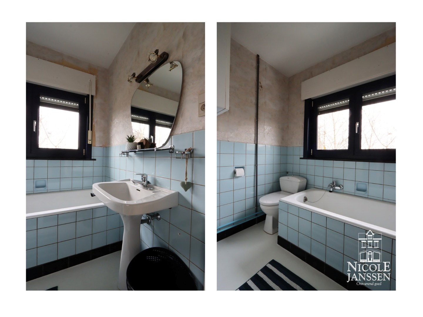 Tweede betegelde badkamer