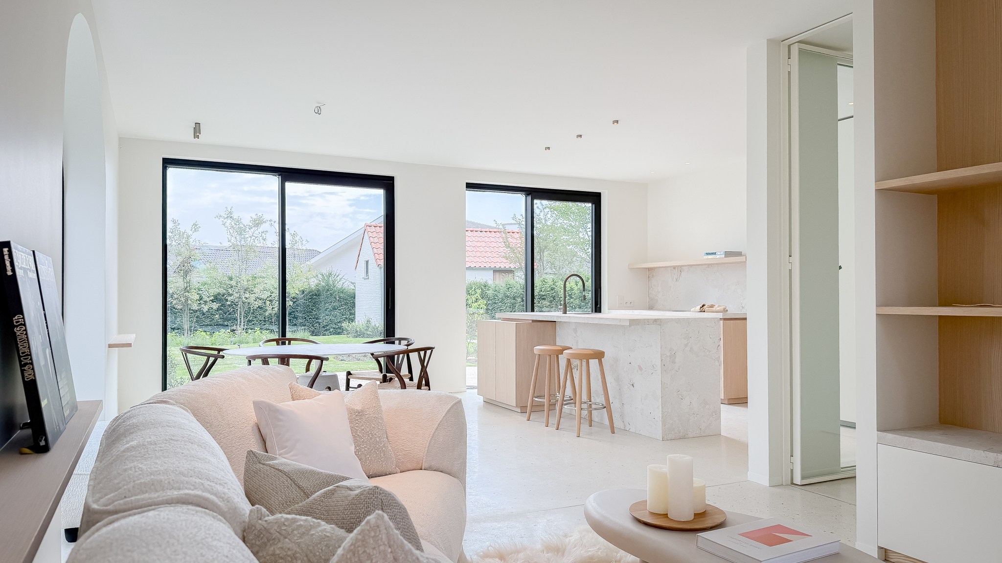 Magnifieke koppelvilla, ideaal gelegen aan de rand van het Zoute. 