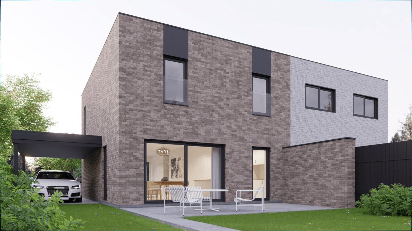 Nieuwbouwwoning op perceel van 614 m² 