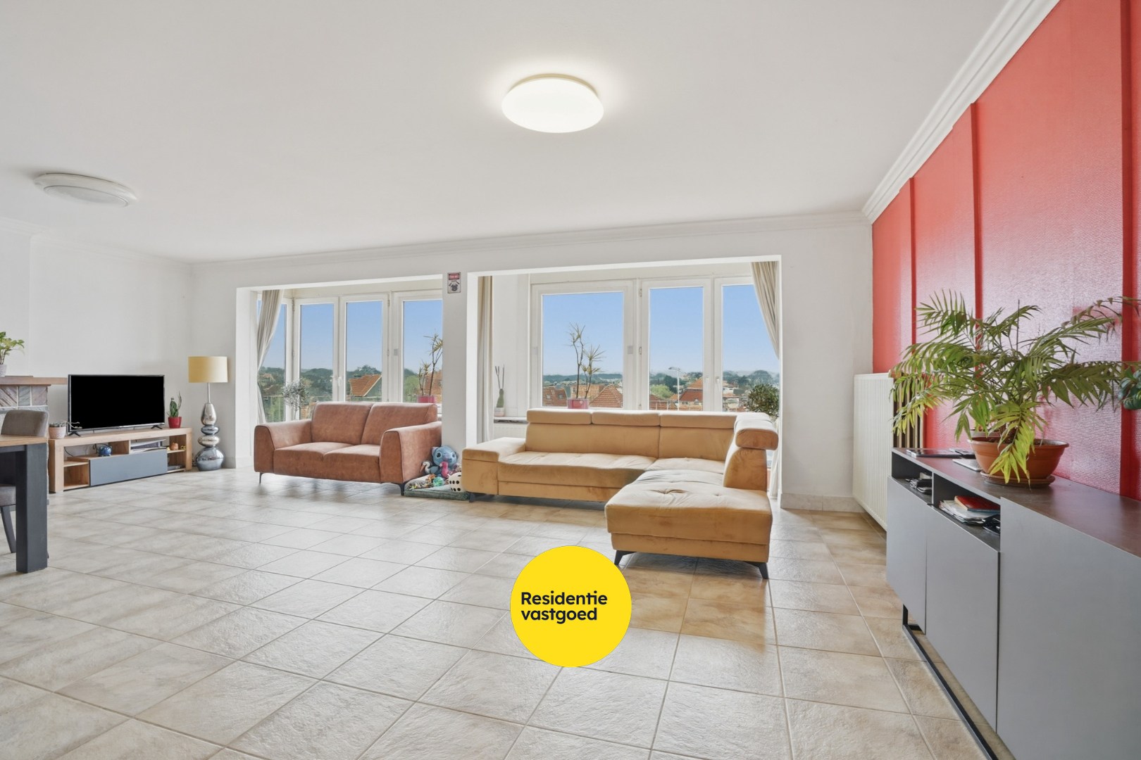 Ruim appartement (115 m²) met 3 à 4 slaapkamers op topligging te Koksijde-Bad 