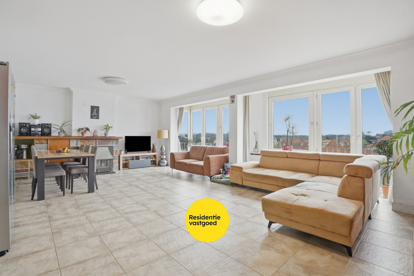 Ruim appartement (115 m²) met 3 à 4 slaapkamers op topligging te Koksijde-Bad 