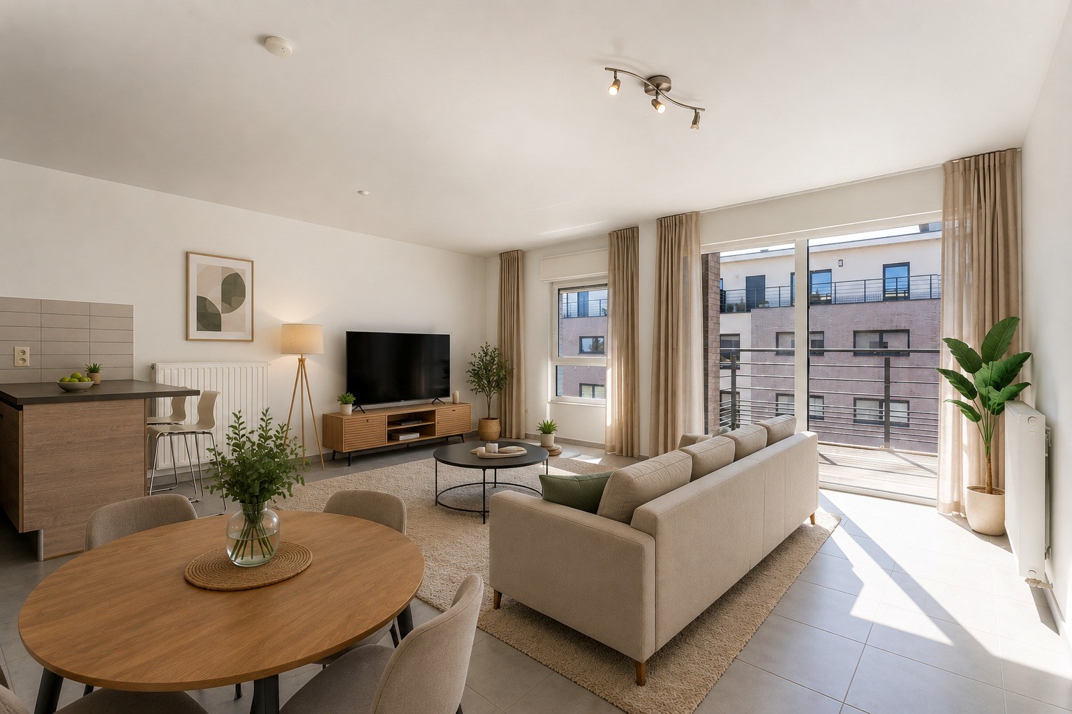 Instapklaar appartement met 2 slpk en parking te Halle 