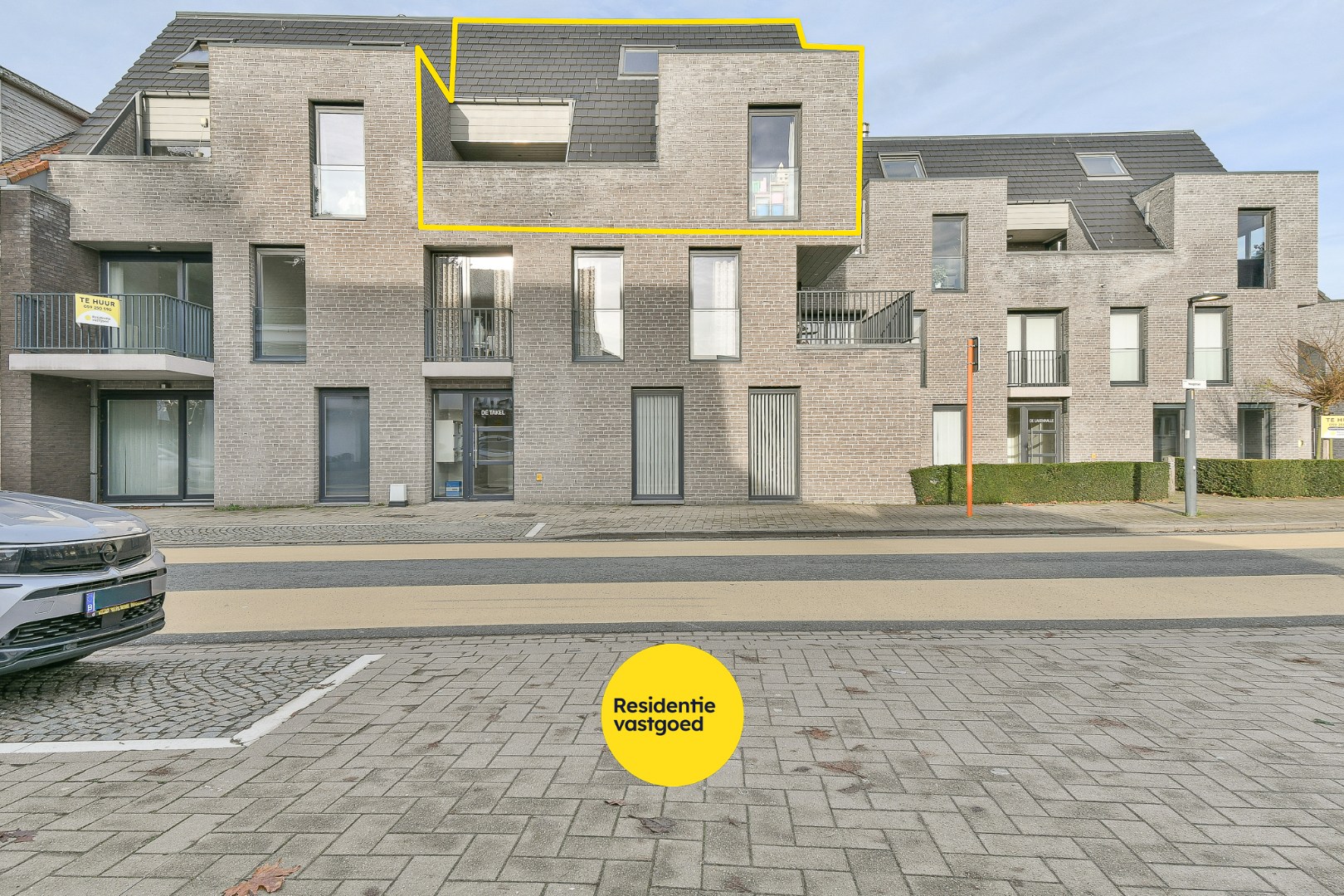 Ruim duplex appartement te huur in het centrum van Oudenburg 