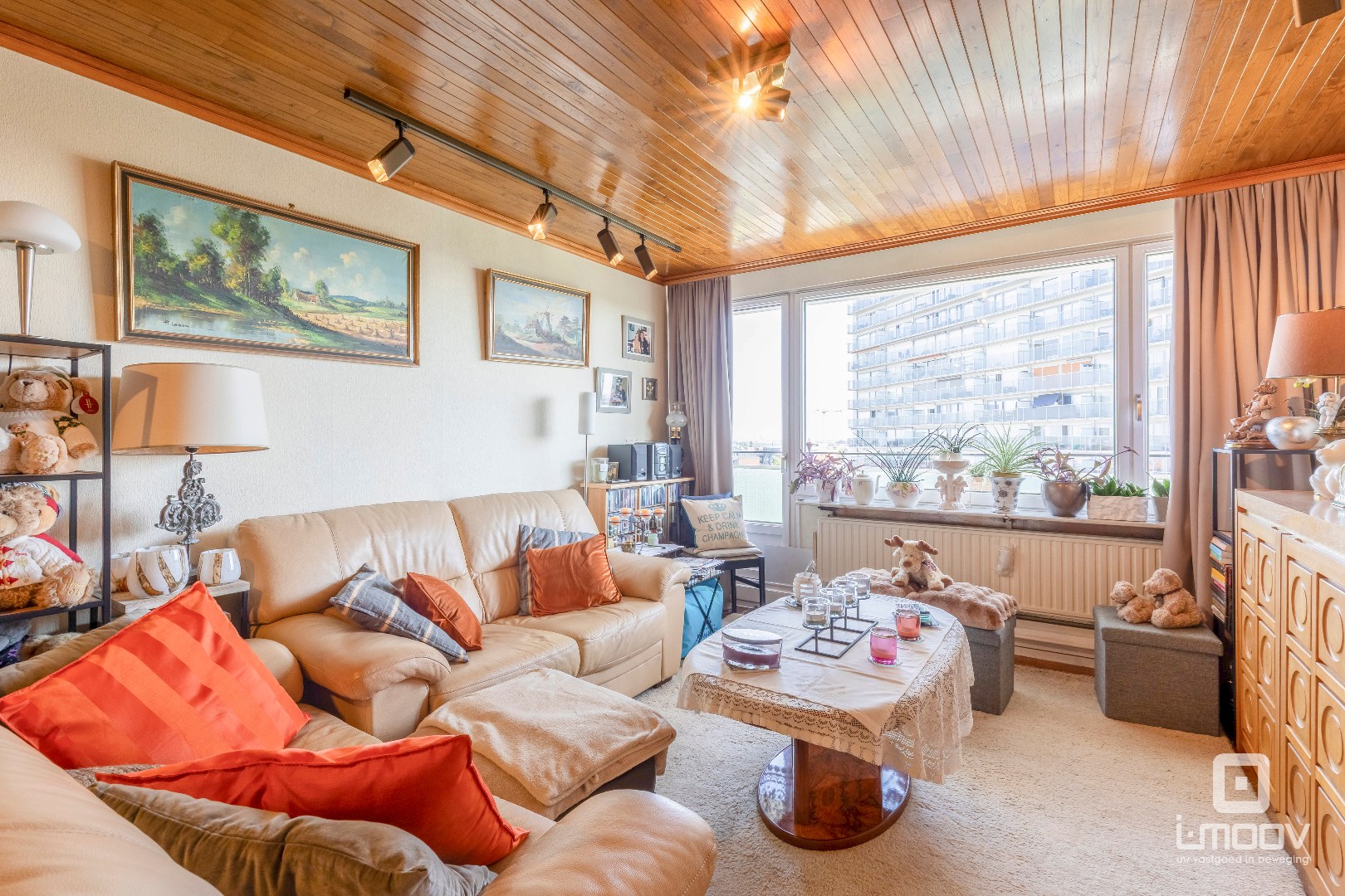 Ruim appartement met 3 slaapkamers en panoramisch zicht over Gent 