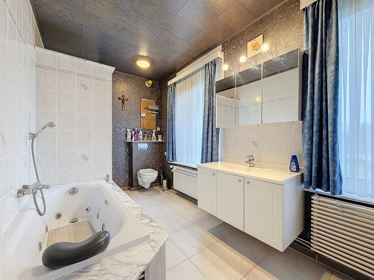 Statige woning met garage en ruime tuin te centrum Zottegem 